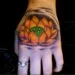 lotus flower tattoo forehand